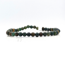 将图片加载到图库查看器,Bloodstone 4 mm bead size bracelet with elastic string