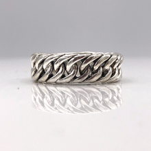 Load image into Gallery viewer, Braided style sterling silver ring