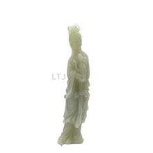 将图片加载到图库查看器,Hetian Jade Quan Yin Sculpture