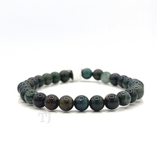 将图片加载到图库查看器,Bloodstone 6 mm bead size bracelet with elastic string