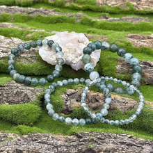 Load image into Gallery viewer, Moss Agate bracelet