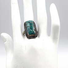 Load image into Gallery viewer, Turquoise Ring in sterling silver