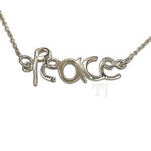 Load image into Gallery viewer, Peace charm bracelet