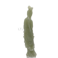 将图片加载到图库查看器,Hetian Jade Quan Yin Sculpture