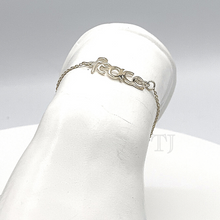 Load image into Gallery viewer, Peace charm bracelet