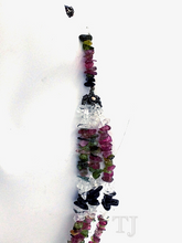 Load image into Gallery viewer, Multi-colored Tourmaline 3 layered Necklace