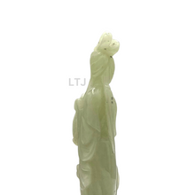 将图片加载到图库查看器,Hetian Jade Quan Yin Sculpture