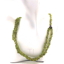 Load image into Gallery viewer, Peridot double layered necklace