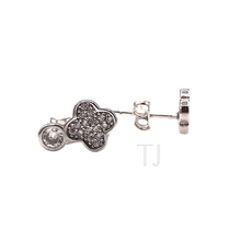 Load image into Gallery viewer, diamonique dangling earrings