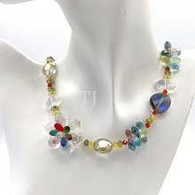 Load image into Gallery viewer, Multi-colored Swarovski necklace