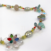 Load image into Gallery viewer, Multi-colored Swarovski necklace