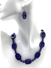 Load image into Gallery viewer, Lapis Lazuli Set in sterling silver