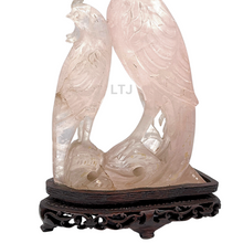 将图片加载到图库查看器,Rose Quartz Carving from Qing Dynasty