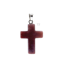 将图片加载到图库查看器,Jasper cross pendant