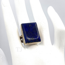Load image into Gallery viewer, Lapis Lazuli ring in sterling silver