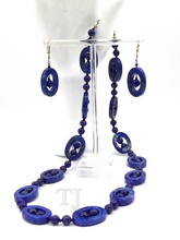 Load image into Gallery viewer, Lapis Lazuli Set in sterling silver