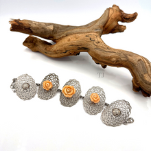 Load image into Gallery viewer, Angel skin coral bracelet in sterling silver