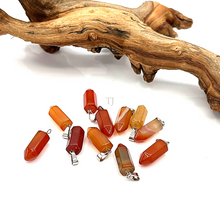 Load image into Gallery viewer, Carnelian Obelisk Pendant