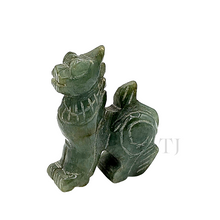 Load image into Gallery viewer, Burmese Lion Jadeite Figurine
