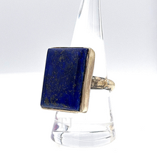 Load image into Gallery viewer, Lapis Lazuli ring in sterling silver