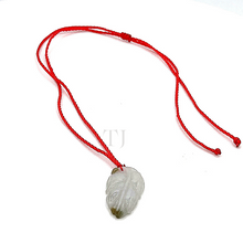 将图片加载到图库查看器,Burmese Jade Figure Pendant with red silk string