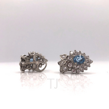Загрузить изображение в средство просмотра галереи, Diamonique earrings from Italy