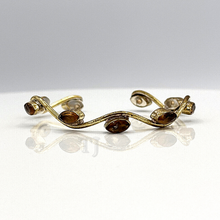 Load image into Gallery viewer, Citrine Wavy bracelet in sterling silver