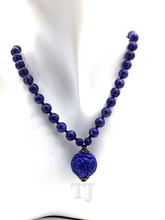 Load image into Gallery viewer, Lapis Lazuli Necklace with a pendant