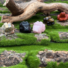 Загрузить изображение в средство просмотра галереи, Natural gemstones frog figurine collection