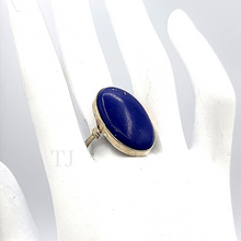 Load image into Gallery viewer, Lapis Lazuli Ring in sterling silver