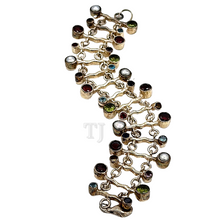 Load image into Gallery viewer, Double layered multi gems bracelet