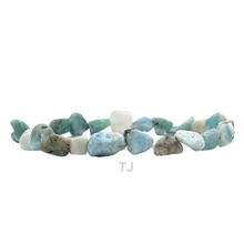 Load image into Gallery viewer, Larimar Nugget bracelet