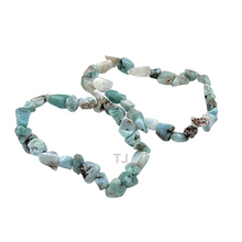 Load image into Gallery viewer, Larimar Nugget bracelet