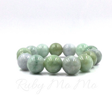 Load image into Gallery viewer, Burmese Jade bead bracelet, 12 mm bead size