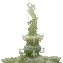 将图片加载到图库查看器,Hetian Jade Incense burner (Ming Dynasty)