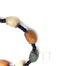 Load image into Gallery viewer, Multi-colored Jade Tube Bracelet