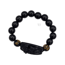 Cargar imagen en el visor de la galería, Powdered Black Onyx Bracelet