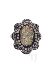 Cargar imagen en el visor de la galería, Druzy Ring in sterling silver