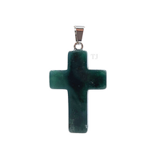 将图片加载到图库查看器,Bloodstone Cross Pendant