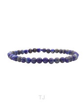 Load image into Gallery viewer, Lapis Lazuli Bead Bracelet