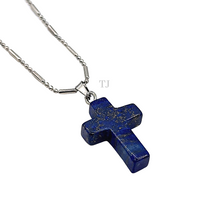 将图片加载到图库查看器,Lapis Lazuli cross pendant