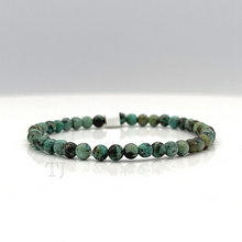 Загрузить изображение в средство просмотра галереи, African Turquoise 4 mm bead size bracelet
