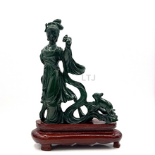 将图片加载到图库查看器,Malachite carved sculpture (20th Century)