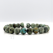 Загрузить изображение в средство просмотра галереи, African Turquoise 8 mm bead size bracelet