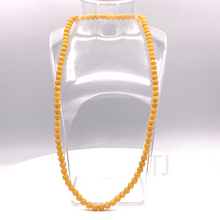 Загрузить изображение в средство просмотра галереи, Yellow Jade 8mm beads Necklace