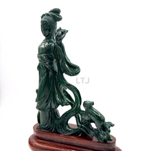 将图片加载到图库查看器,Malachite carved sculpture (20th Century)