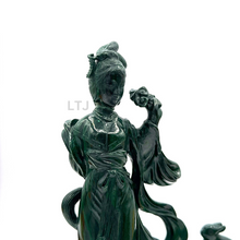 将图片加载到图库查看器,Malachite carved sculpture (20th Century)