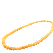 Загрузить изображение в средство просмотра галереи, Yellow Jade 8mm beads Necklace