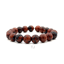将图片加载到图库查看器,Mahogany Obsidian gemstone bracelet