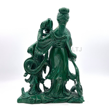 将图片加载到图库查看器,Malachite sculpture from 20th century